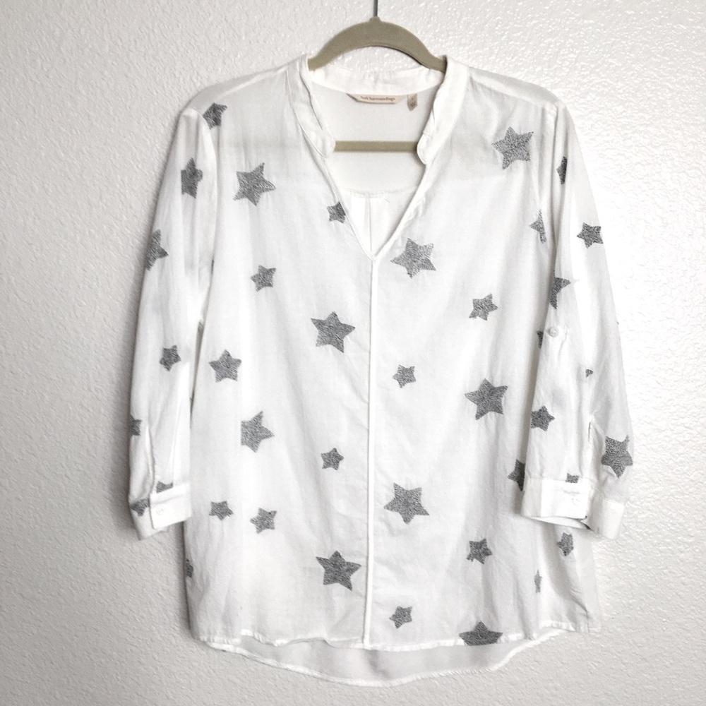Soft Surroundings Star Print Top